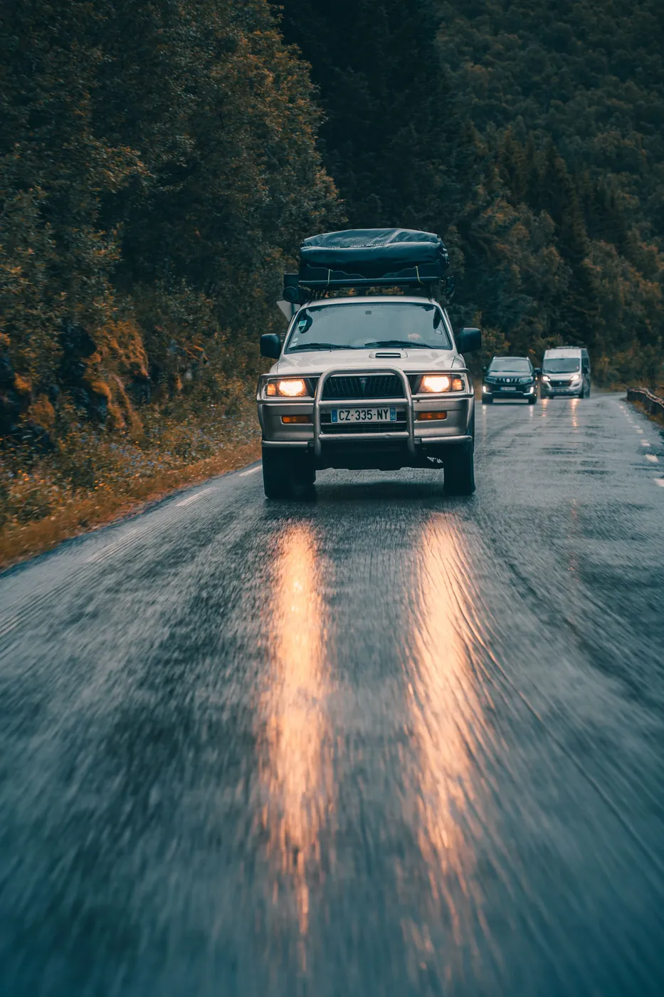 خودرو آماده برای سفر